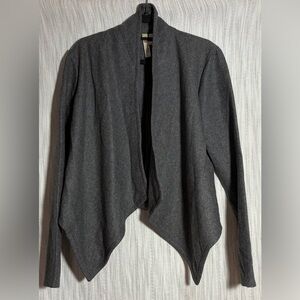 Alice Moon Charcoal Open Front Cardigan